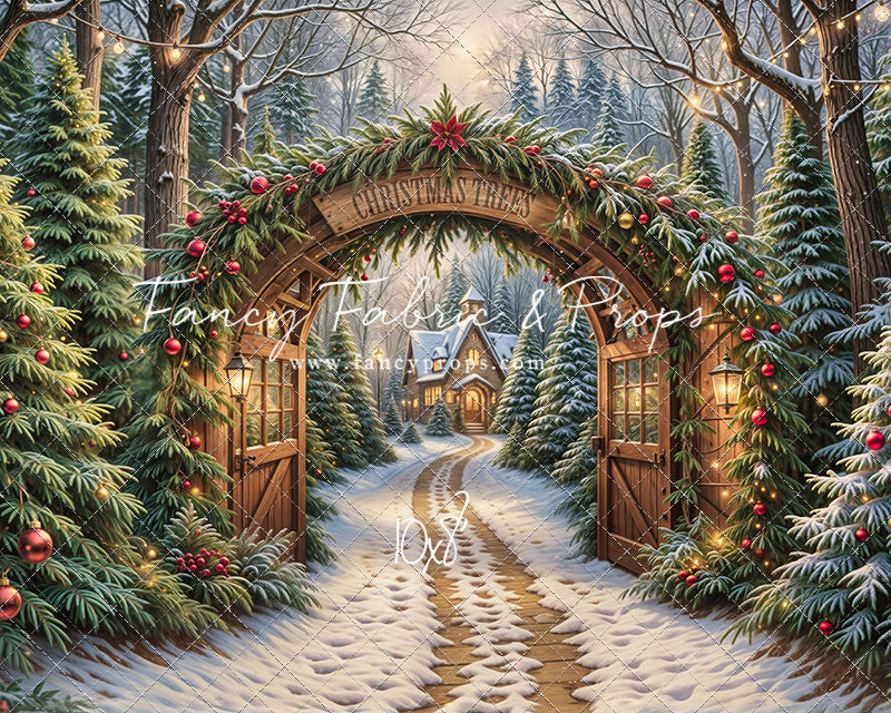 Christmas Path To Home - with Sweep Option