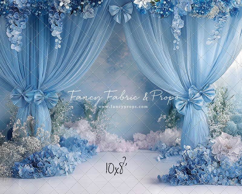 Little Bow Blue - With Sweep Option