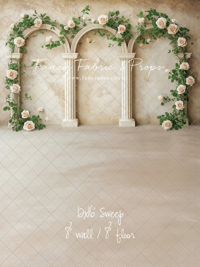 Ivory Arch Garden - With Sweep Option