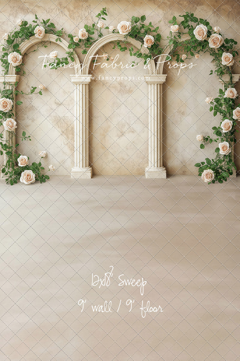 Ivory Arch Garden - With Sweep Option