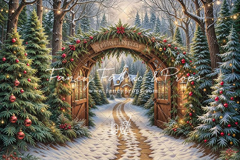 Christmas Path To Home - with Sweep Option