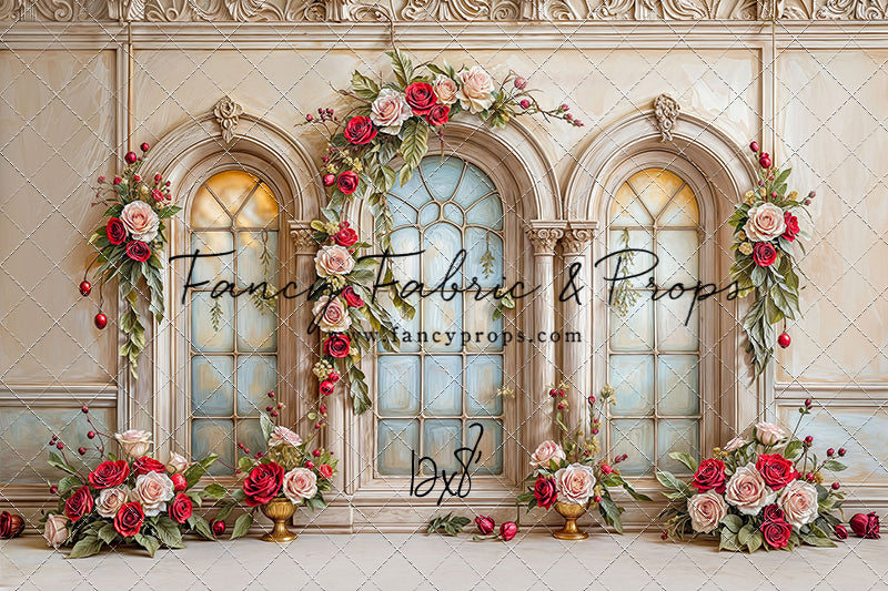 Gilded Holiday Windows - with Sweep Option
