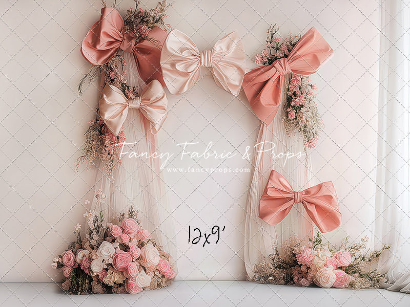 Bowtied Blush - With Sweep Option