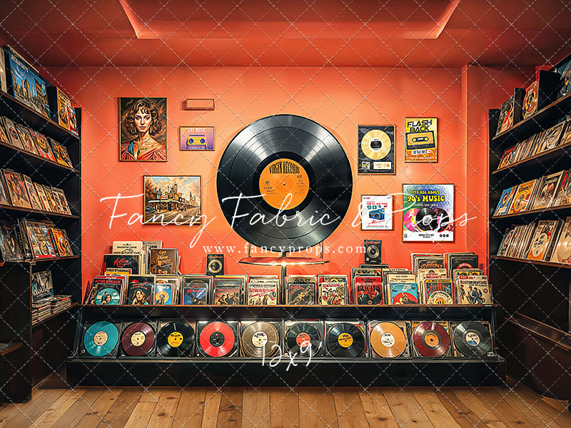 Vinyl Revival Room - Wood Floor Version