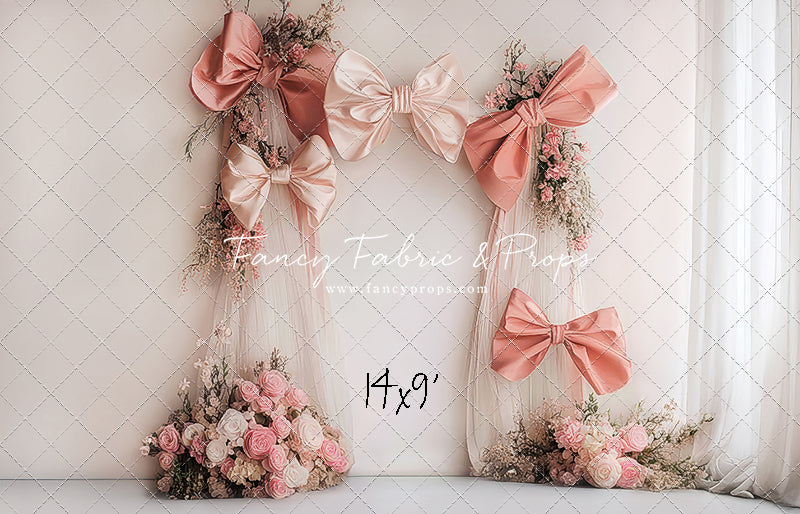 Bowtied Blush - With Sweep Option