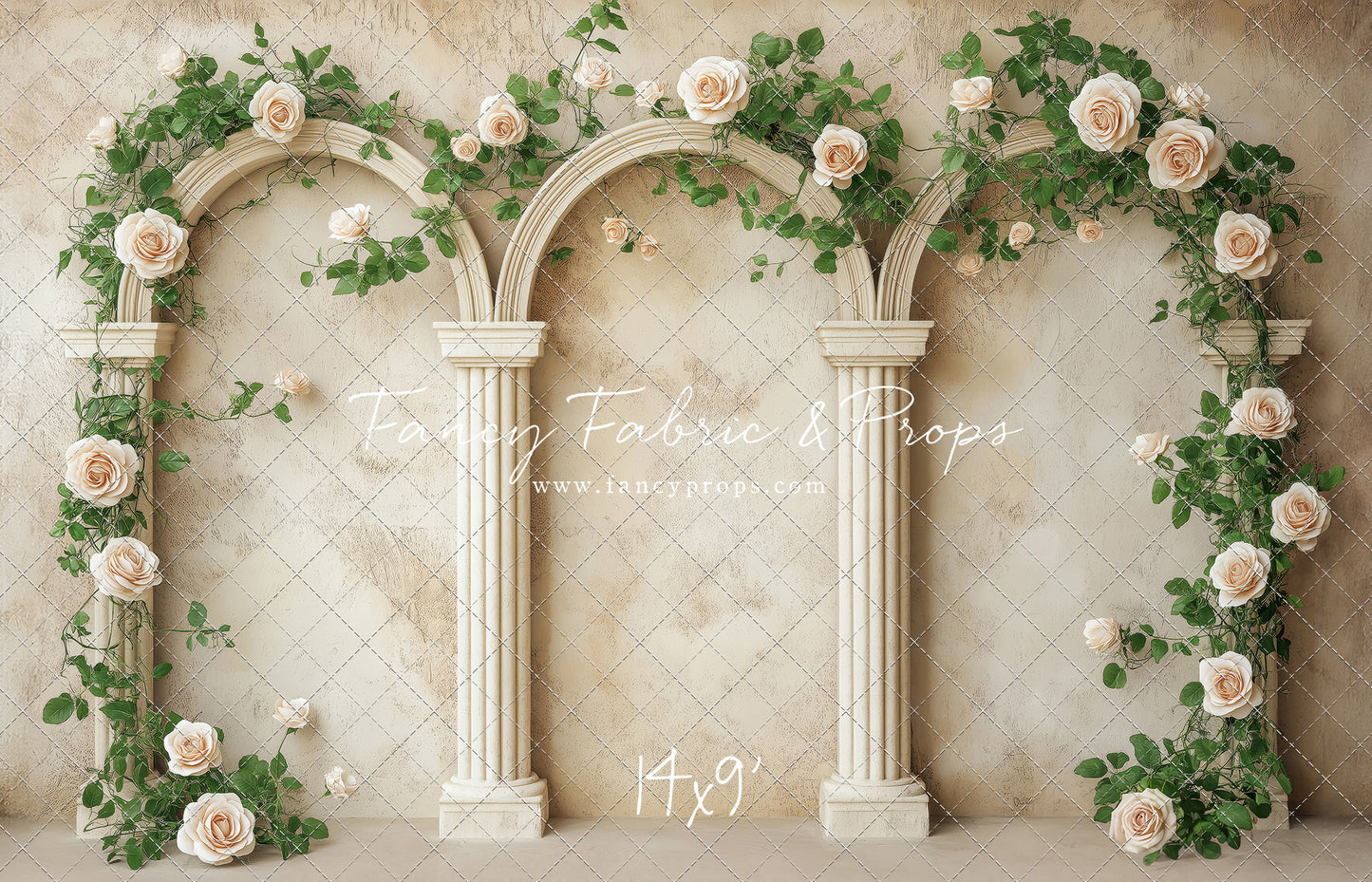 Ivory Arch Garden - With Sweep Option