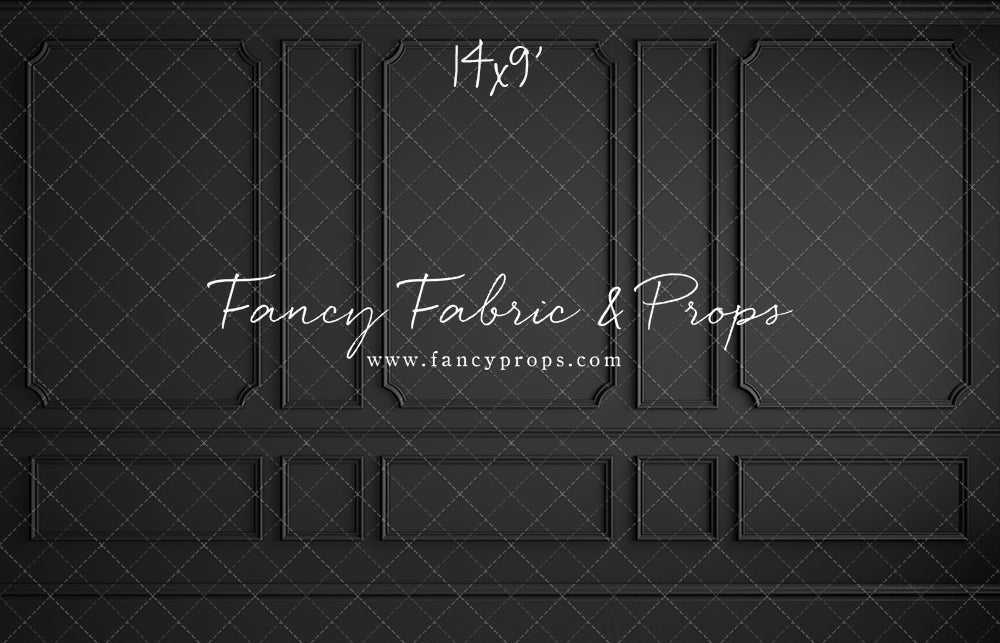 Simple Matte Black Wall - With Sweep Option