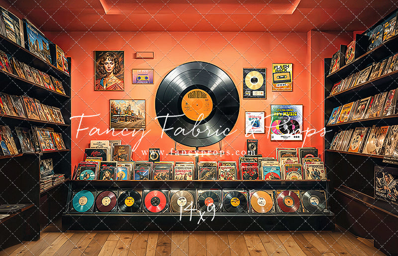 Vinyl Revival Room - Wood Floor Version