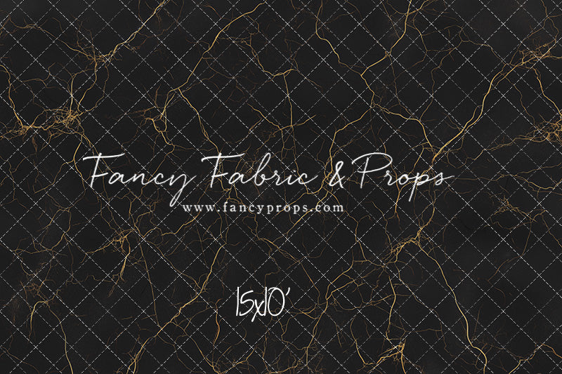 Black & Gold Marble - Floor