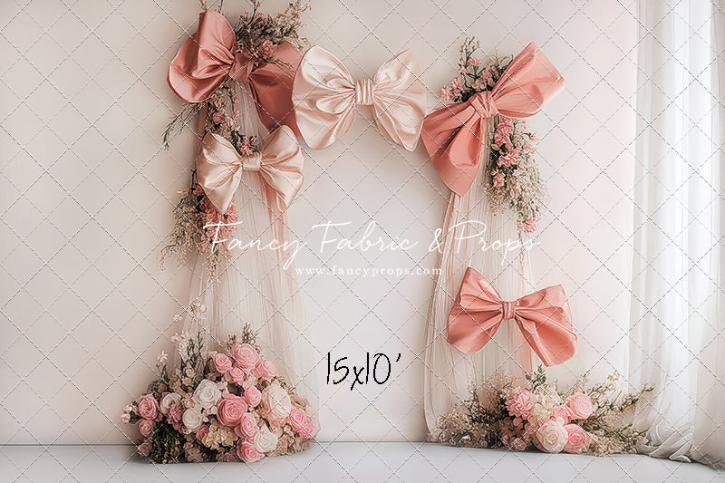 Bowtied Blush - With Sweep Option