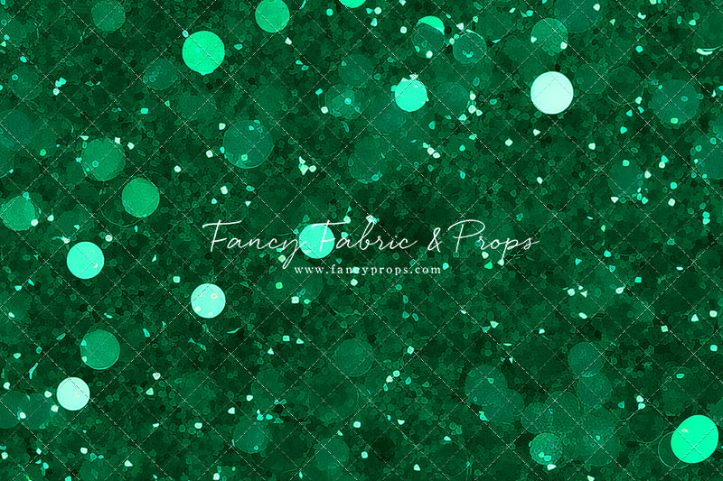 Bright Emerald Bokeh