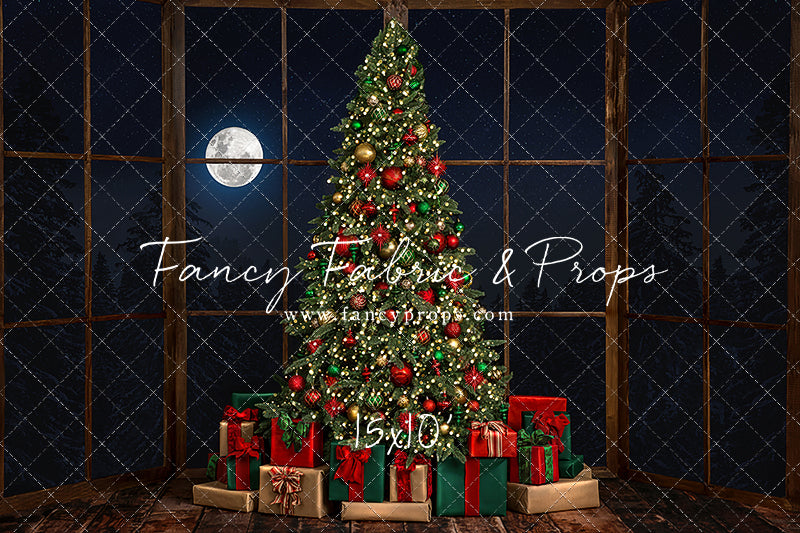 Christmas Bay Window - No Garland