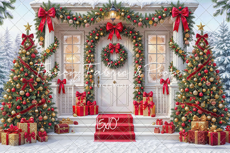 Christmas Front Porch Classic - With Sweep Option