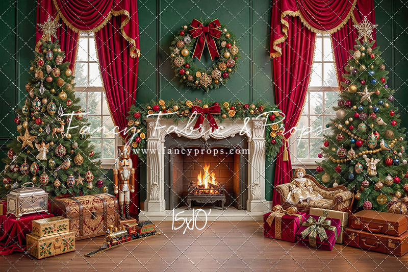 A Christmas Keepsake Parlor - with Sweep Option
