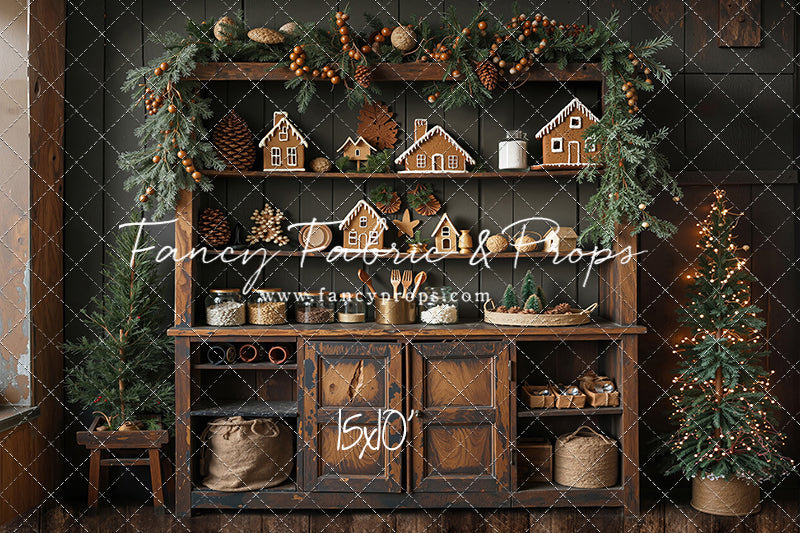 Christmas Kitchen Charm - With Sweep Option