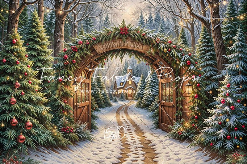 Christmas Path To Home - with Sweep Option