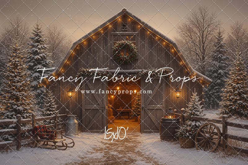 Christmas In The Timber Barn - with Sweep Option