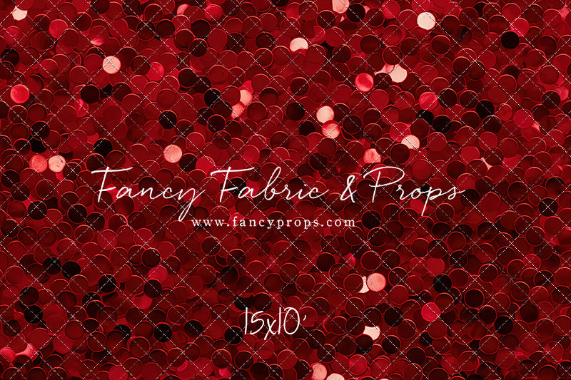 Chunky Red Sequins