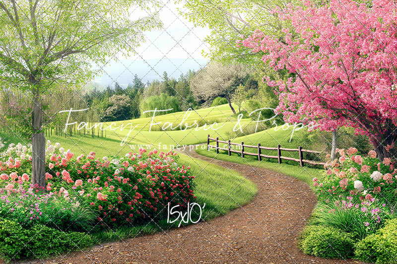 Country Road In Bloom - With Sweep Option