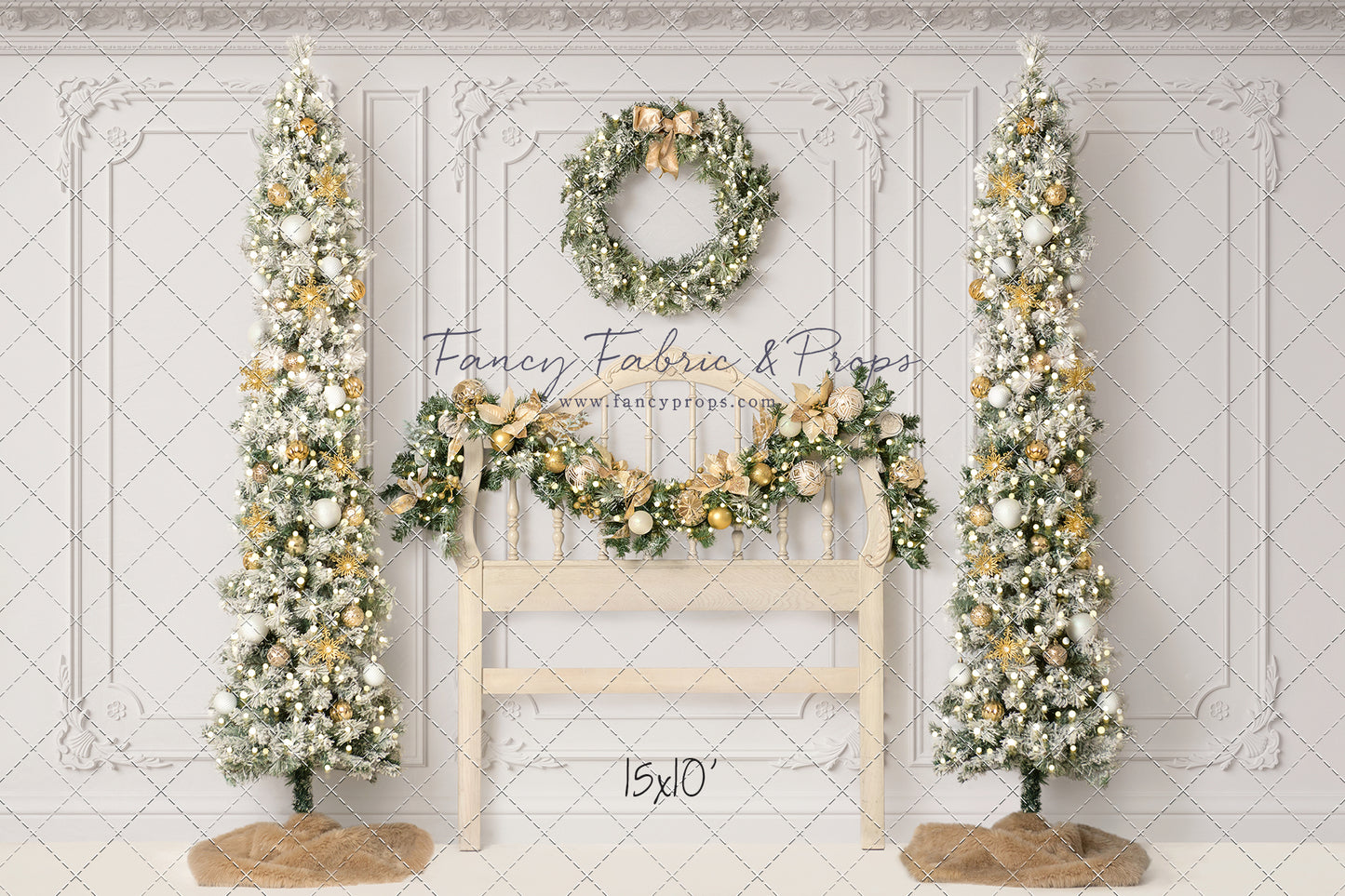 Elegant Gold Headboard