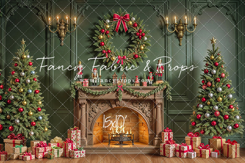 Emerald Christmas Room - with Sweep Option