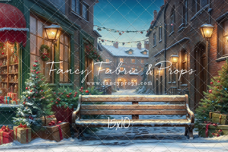 Festive Holiday Avenue - with Sweep Option