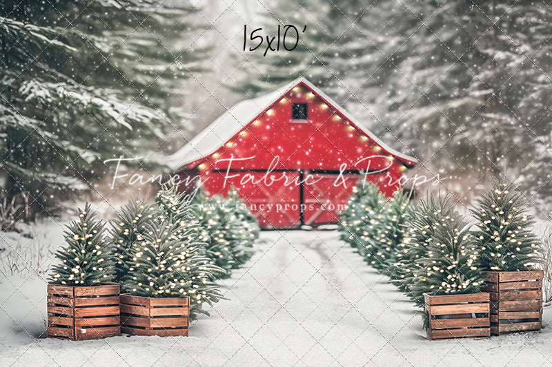 Festive Pickup Truck Farm - with Sweep Option