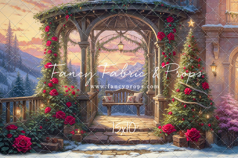 Frosty Rose Pavilion - with Sweep Option