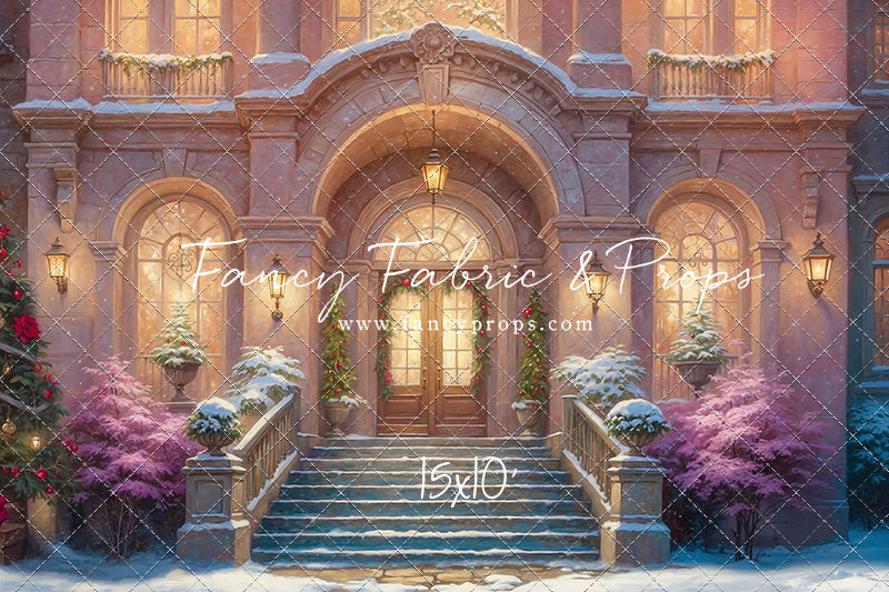 Glistening Snowy Entry - With Sweep Option