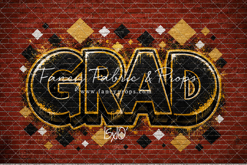 Gold & Black Grad - With Sweep Option