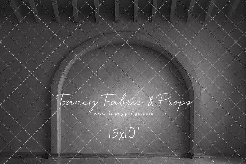 Gothic Gray Archway - Wood Floor - With Sweep Option