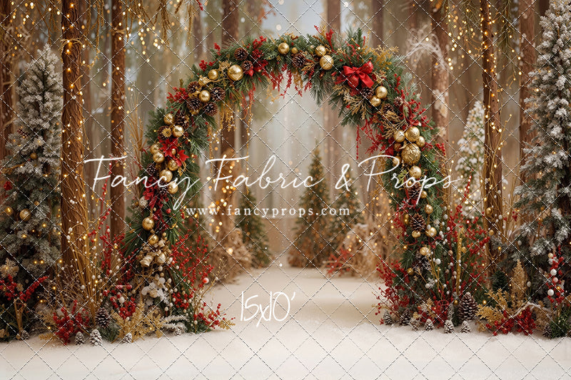 Holly & Pine Archway - With Sweep Option
