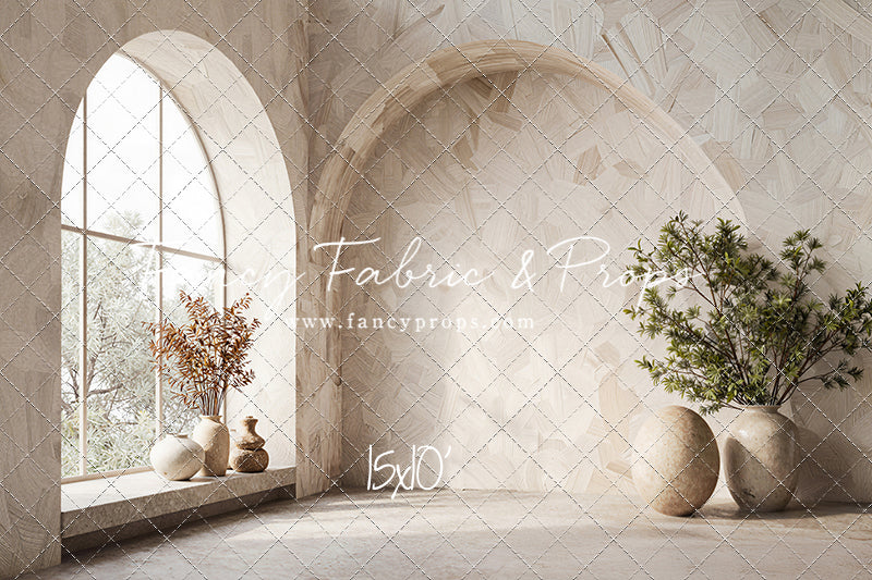 Ivory Vista Arch - With Sweep Option