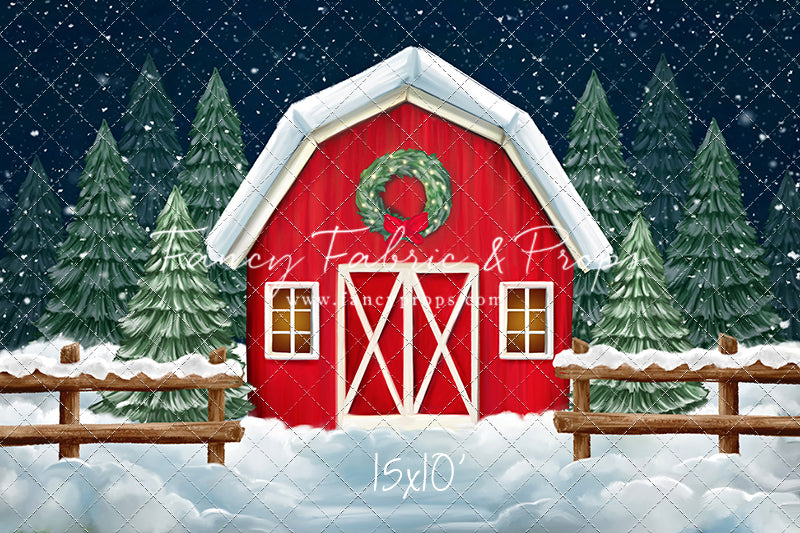 Evening Winter Homestead - with Sweep Option