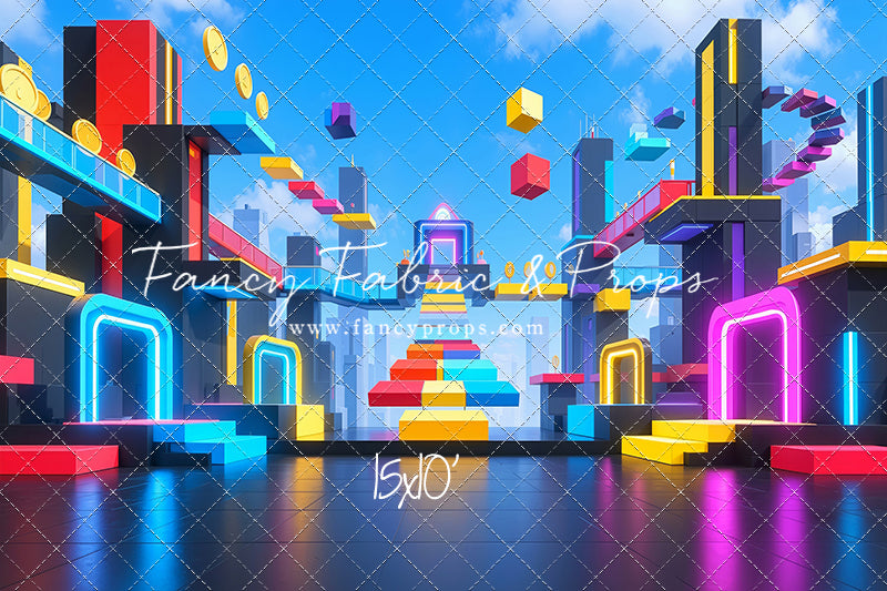 Neon Obby City - With Sweep Option