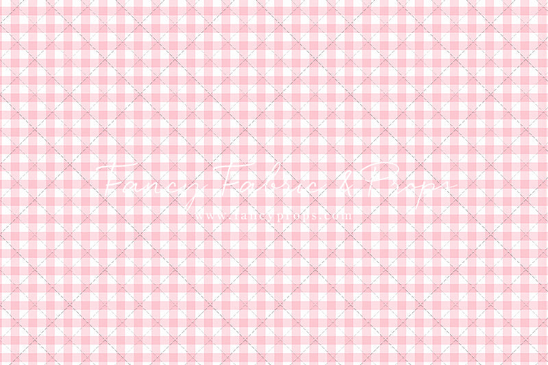 Pink Gingham - With Sweep Option