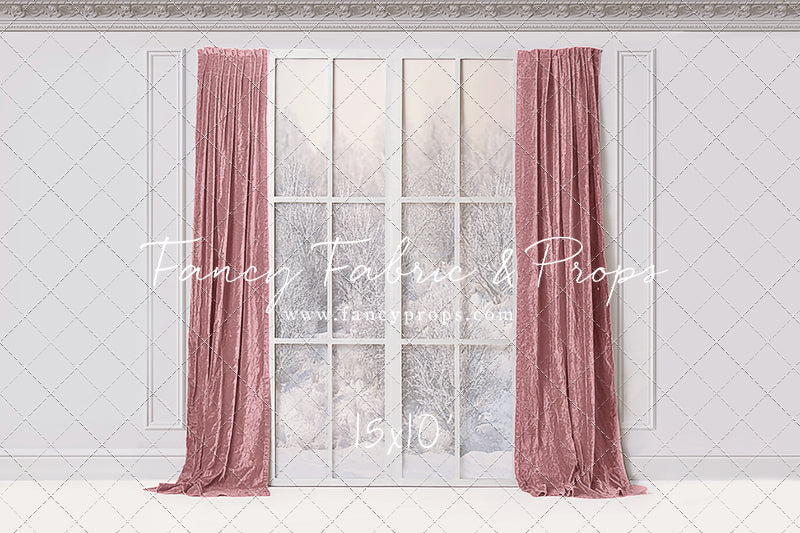 Pretty Pastel Mantle Window