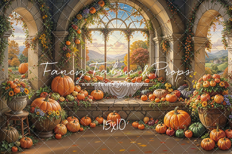 Pumpkin Patch Paradise - With Sweep Option