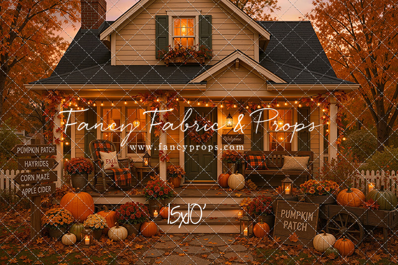 Pumpkin Patch Welcome - With Sweep Option
