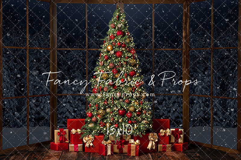 Red & Gold Bay Window