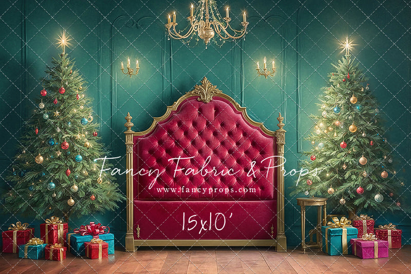 Royal Repose in Yuletide - With Sweep Option