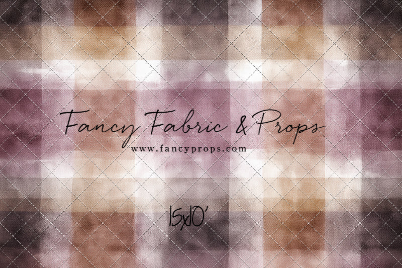 Rustic Plum Plaid - With Sweep Option