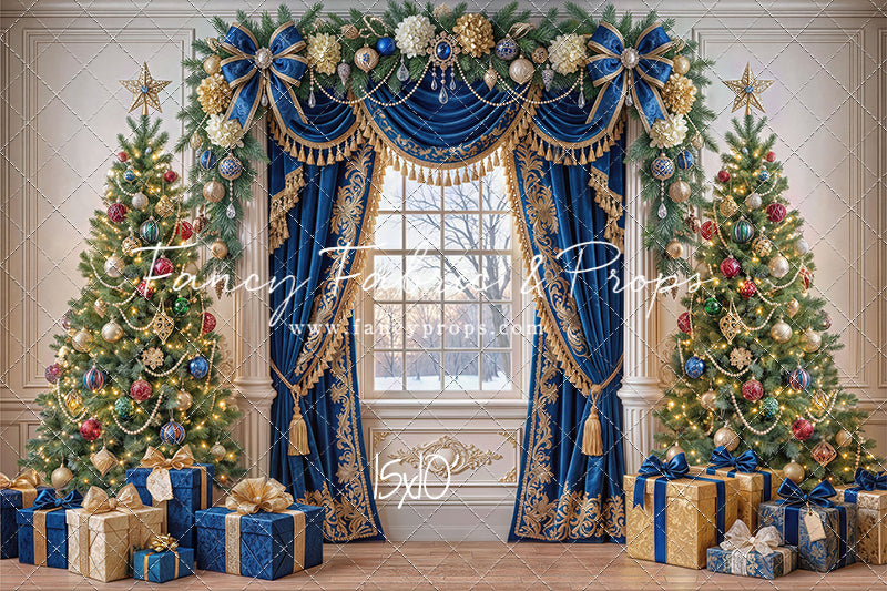 Sapphire & Gold Christmas - with Sweep Option