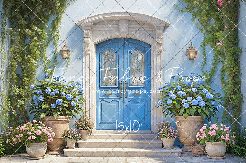 Summertime Patio - Blue Door - With Sweep Option
