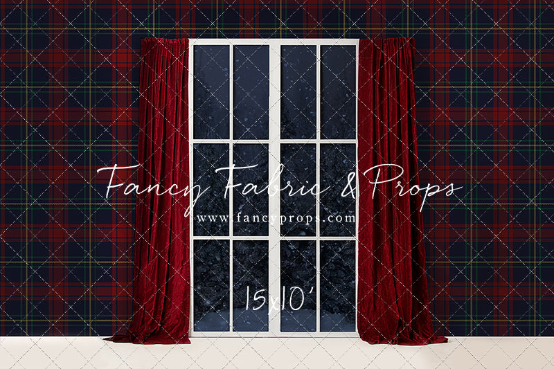Tartan Traditional Mantle Window