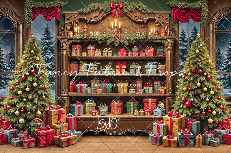 The Christmas Curio Cabinet - with Sweep Option