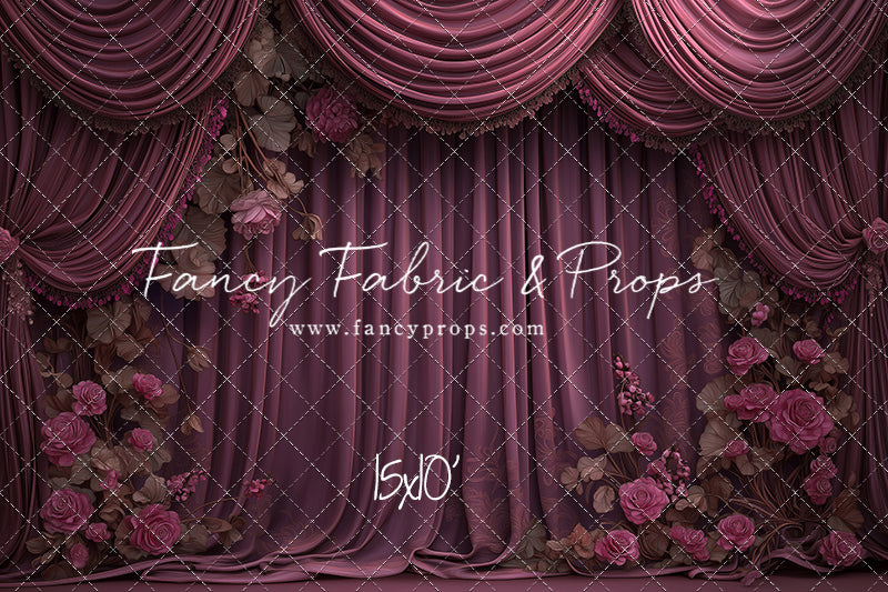 Vintage Plum Romance - With Sweep Option