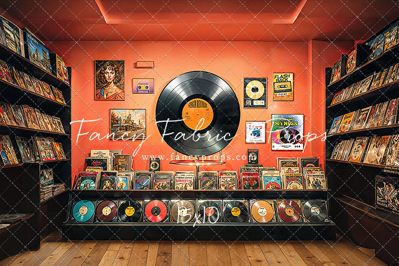 Vinyl Revival Room - Wood Floor Version