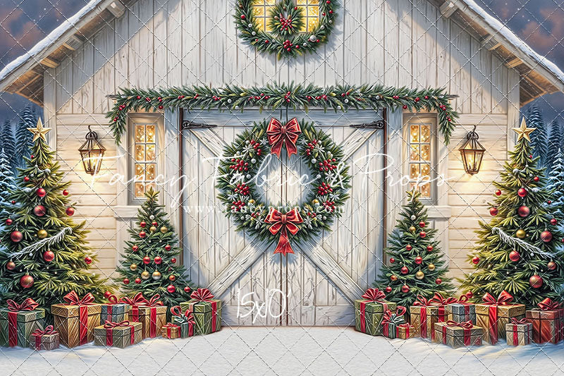 Winter Welcome Barn - with Sweep Option