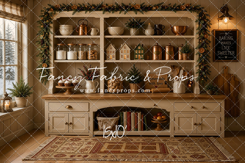 Yuletide Baking Shelf - With Sweep Option